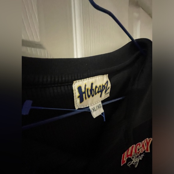 "Hubcapz" Lucky Lager Polo XL Men's black - Picture 3 of 4